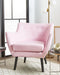 DRAMMEN II - Chesterfield fauteuil - Roze - Polyester