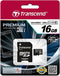 Transcend microSDHC 16GB - Geheugenkaart Class 10/UHS-I - Water- en schokbestendig
