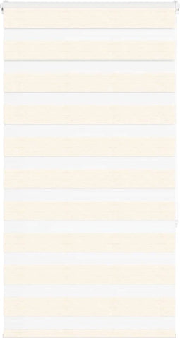 vidaXL - Zebra - rolgordijn - 75x150 - cm - stofbreedte - 70,9 - cm - marmerbeige