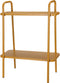 Pro Garden Plantenrek/plantentafel - mosterdgeel - metaal - 50 x 26 x 66 cm - binnen en buiten