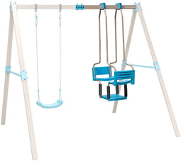 HUDORA Schommel Vario - Uitbreidingsmodule Gondel - Max. belastbaar gewicht 150 kg - Blauw