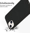 Accezz iPhone 13 - Back Cover - Premium Leather Card Slot - Zwart