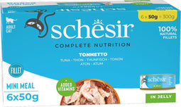 Schesir Kattenvoer Tonijn 6 x 50 gr