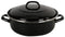BK Fortalit - Emaille braadpan 24cm/2.5L - Inductie - Ovenbestendig tot 230 graden - Zwart