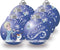 Kerstbal Frozen Memories 6 Stuks Blauw Wit Plastic (Ø 8 cm)