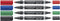 Staedtler Permanent marker - Lumocolor Duo - dubbele punt 0.6mm + 1.5mm - Rood