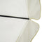 vidaXL - Parasol - Samos - 500 - cm - aluminium - wit