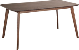 EPHRATA - Eettafel - Donkere houtkleur - 90 x 150 cm - MDF