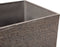 GAZA - Plantenbak - Donkerbruin - 40 cm - Stenenmix