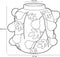 Mica Decorations Melika Vaas - Keramiek - H34 x Ø37 cm - Oker