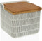 Zoutvaatje met deksel Versa NEW LINES 12,2 x 11,5 x 12,2 cm Keramisch