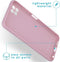 iMoshion Hoesje Geschikt voor Samsung Galaxy A22 (5G) Hoesje Siliconen - iMoshion Color Backcover - lichtroze