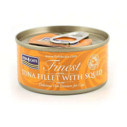 Kattenvoer FISH4DOGS FISH4CATS Tuna fillet with squid Vis 70 g