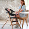 Deryan Curve Luxe Kinderstoel - Meegroei Kinderstoel - Wipstoel & Inlegkussen - Houtlook