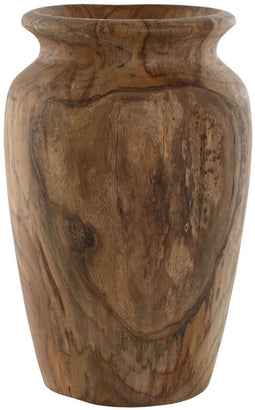 Vaas Home ESPRIT Natuurlijk Donkerbruin Teakboom 25 x 25 x 40 cm
