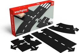 Waytoplay Ringroad, de flexibele autobaan (12 delen) - binnen en buiten spelen - onverwoestbaar - combineer met je andere speelgoed