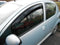 Team Heko Zijwindschermen - 5-deurs Citroen C1 Toyota Aygo Peugeot 107 - Donker getint
