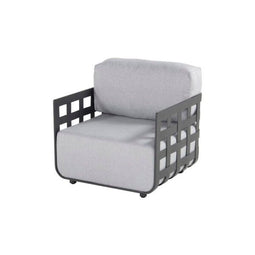 Hartman Cestelli Loungestoel Aluminium Charcoal – 84x84x85 cm