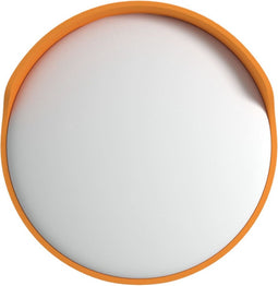 vidaXL - Verkeersspiegel - voor - buiten - convex - Ø30 - cm - polycarbonaat - oranje