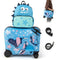 Coast Kinderkofferset Dinosaurus - 2-Delige Reisset - 18 Inch Zitkoffer en Rugzak - 47 x 23 x 38 cm
