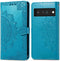 iMoshion Hoesje Geschikt voor Google Pixel 6 Pro Hoesje Met Pasjeshouder - iMoshion Mandala Bookcase - Turquoise