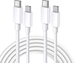 2-Pack Oplaadkabel Geschikt voor iPhone 14, Pro, Pro Max - Ondersteunt Apple Fast Charging - Oplader - USB-C - Quick Charge - 1 Meter