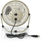 Nedis FNDK1GY15 - Miniventilator - USB-aansluiting - 185mm hoog - Grijs