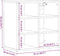 vidaXL - Schoenenkasten - 2 - st - 52x30x50 - cm - oud - houtkleurig