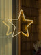 Konstsmide Sweden ® 3098-102 - Kerstdecoratie - Premium framesilhouet ster ropelight 192 LED Neon flex - 54 cm - 31V - voor binnen en buiten - extra warmwit