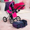 Bayer - Poppenwagen City Star - Blauw en Roze