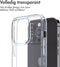 iMoshion Hoesje Geschikt voor iPhone 14 Pro Max Hoesje - iMoshion Stand Backcover - Transparant