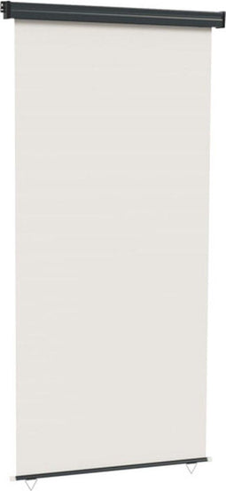 vidaXL - Balkonscherm - 122x250 - cm - crèmekleurig