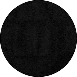vidaXL - Vloerkleed - PAMPLONA - shaggy - hoogpolig - modern - Ø - 200 - cm - zwart