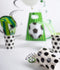 Papieren drinkbekers | 8 stuks | Kleur: Zwart Wit | Thema: Voetbal