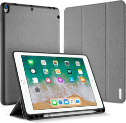 Dux Ducis Domo - Tablet Hoes voor iPad Pro 10.5 (2017) / iPad Air 10.5 (2019) - Voor- en achterkant bescherming - Grijs