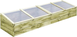 vidaXL - Kas - 200x50x35 - cm - geïmpregneerd - grenenhout