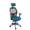 Bureaustoel Jorquera Piqueras y Crespo DRN65CR Zwart Groene benzine