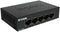 D-Link DGS-105GL - Netwerkswitch - 5 poorten 1Gbps - Ventilatorloos
