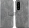 iMoshion Hoesje Geschikt voor Sony Xperia 1 III Hoesje Met Pasjeshouder - iMoshion Luxe Bookcase - Grijs