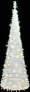 vidaXL - Kunstkerstboom - pop-up - 100 - LED's - 150 - cm - wit