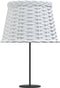 vidaXL - Lampenkap - Ø25x17 - cm - wicker - wit