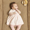 Meyco Baby Romantic Flower boxkleed - 3D bloemenpatroon - taupe - 77x97cm