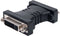 Nedis DVI-Adapter - DVI-I 24+5-Pins Female - DVI-I 24+5-Pins Female - Vernikkeld - Recht - PVC - Zwart - Polybag