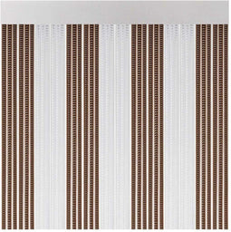 Gordijn Acudam Lisboa Deuren Kristal Bruin Buitenkant (90 x 210 cm)