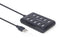 Gembird 10-poorts USB 2.0 hub, zwart