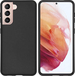iMoshion Hoesje Geschikt voor Samsung Galaxy S21 Hoesje Siliconen - iMoshion Eco-Friendly Backcover - Zwart