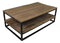 HSM Collection Salontafel met onderplank - oud hout/ijzer