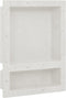 vidaXL - Douchenis - 41x36x10 - cm - matgrijs