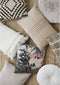 Dutch Decor - KAJA - Sierkussen rond velvet Ø40 cm - Snow White - wit