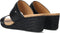 UGG Ebele - Dames Sandalen met Sleehak 6,5 cm - Zwart Leer - Maat 37